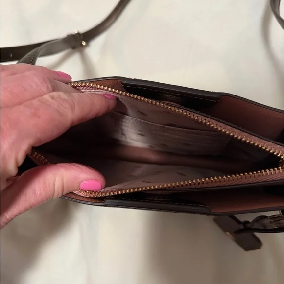 Kate Spade Eva Crossbody Bag in Ash Metallic - Picture 5 of 5